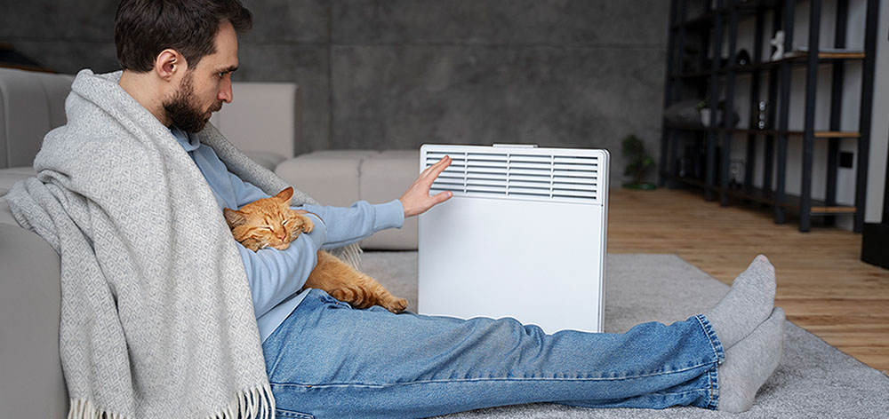 mantener departamento calido calefactor