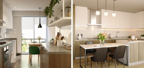 Cocinas cerradas vs. cocinas abiertas: ¿Cuál es la mejor opción para ti?
