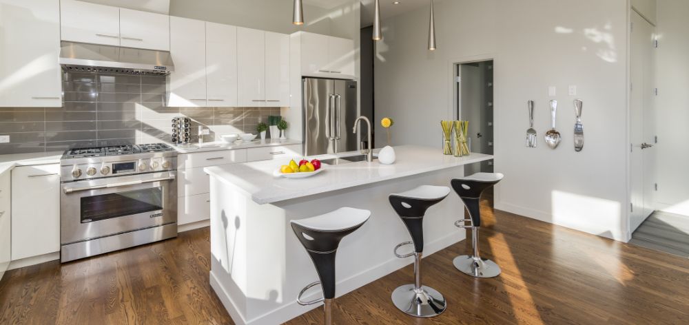 diseno cocina departamento moderno