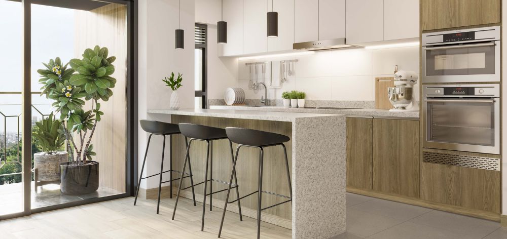kitchenette luz natural